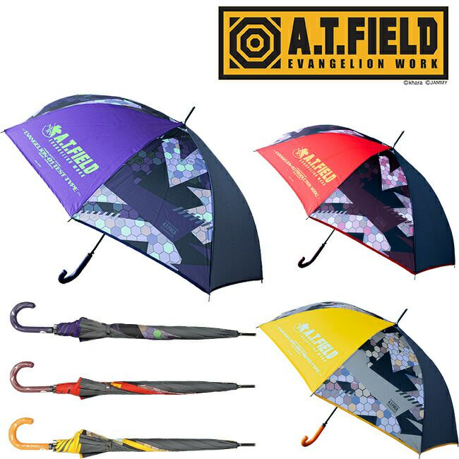 エヴァンゲリオン コラボ 65cm 耐風 ジャンプ傘 ATF-03 A.T.FIELD エヴァンゲリオン コラボ 65cm 耐風 ジャンプ傘 ATF-03 A.T.FIELD