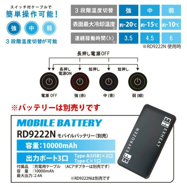 サンエス EF92392 フローズンベスト