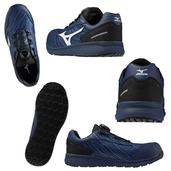 【即日発送可】ミズノmizuno安全靴ALMIGHTYSU51LBOA【F1GA2317】|かっこいいカジュアルおしゃれメンズレディース新作新商品新モデル履きやすい軽い軽量BOAシステムダイヤル長持ち防塵先芯入りローカット