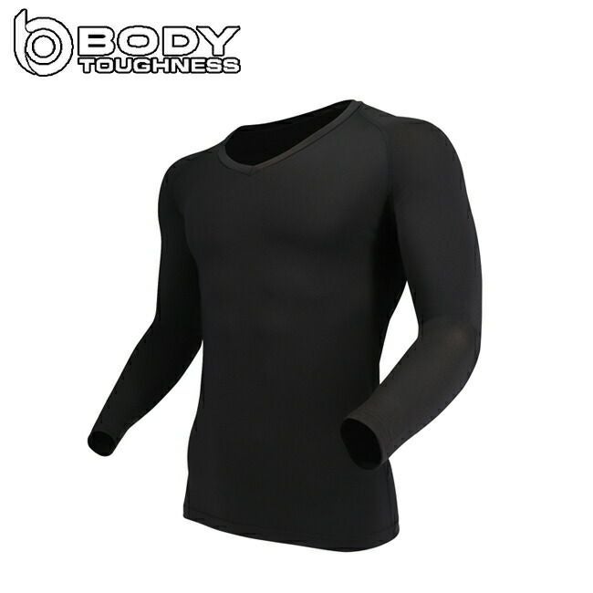 おたふくBT冷感・消臭パワーストレッチロングスリーブＶネックシャツJW-639