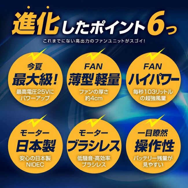 BRAIN ブレイン 25Vデバイス フルセット | ファン バッテリーセット BR