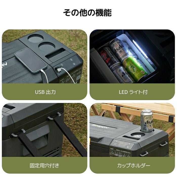 BougeRVCRDMINIポータブル冷蔵庫19LBKCR02010