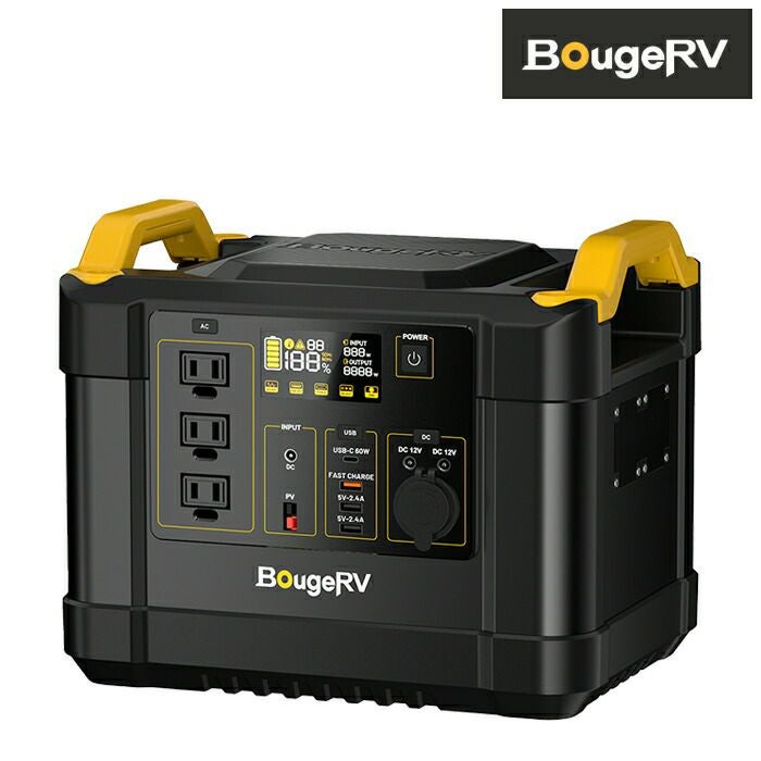 BougeRVリン酸鉄ポータブル電源FROT1000JPISE120N