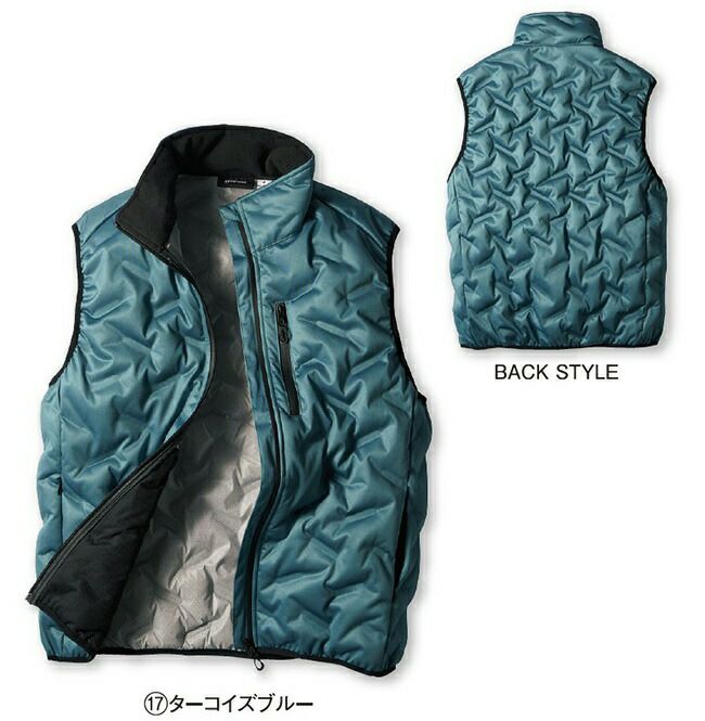 クロダルマ【54376】シームレスストレッチ防寒ベスト