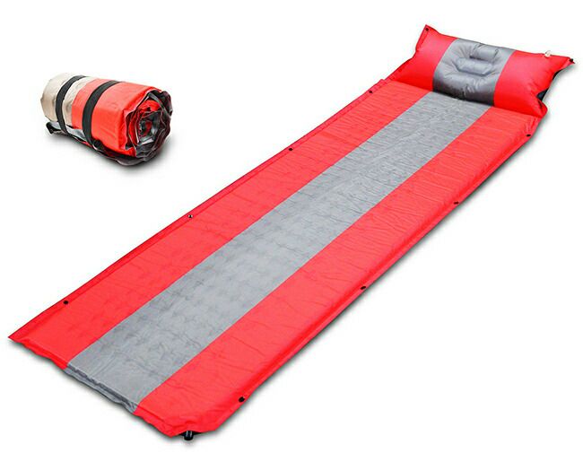 メテックスMETEX【EXDFIMWP】EX.二人用浮具になる枕付自動膨張マットレス