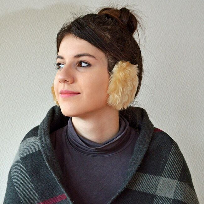 メテックスMETEX【TYEFF-BR-04】イヤーラックスフェイクファー