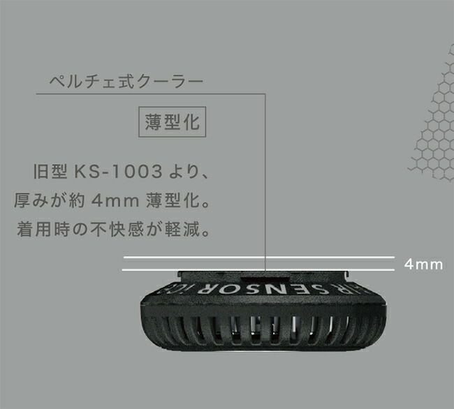 クロダルマ【KS-2300】メッシュベスト＆ペルチェデバイスフルセット