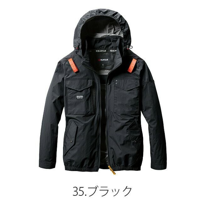 【2025年ファン＆バッテリーセット】バートルBURTLE空調ウェアエアークラフト【AC1151】長袖ブルゾンフード付き|空調ウェア夏涼しい猛暑熱中症対策大きいサイズ作業服20232023年新作新モデル新カラージャケットブルゾンフード