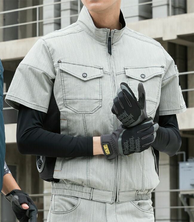 【2025年20Vファン&バッテリーセット】クロダルマ【268961】半袖ジャンパー