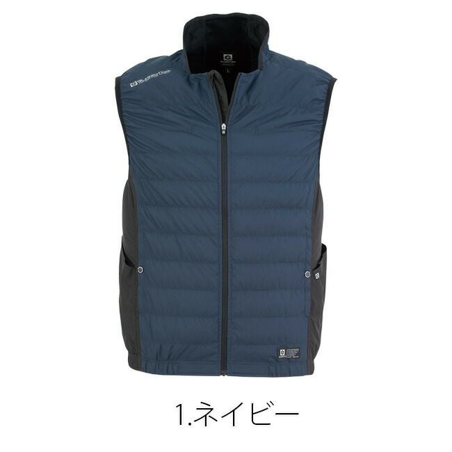 【2023年ファン&バッテリー付き】空調風神服コーコスCO-COS空調ウェア【G-7729】ボルトクール風ダウンベスト