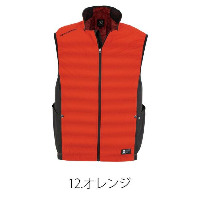 【2023年ファン&バッテリー付き】空調風神服コーコスCO-COS空調ウェア【G-7729】ボルトクール風ダウンベスト