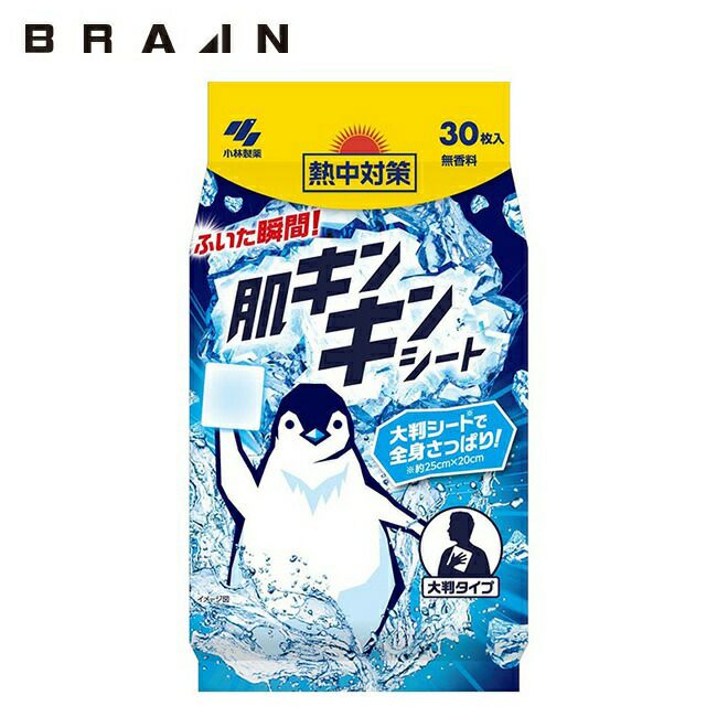 ブレインBRAIN肌キンキンシート無香料（30枚）24個入り