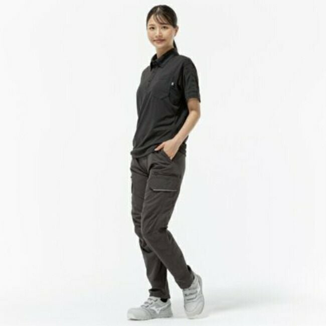 ミズノmizunoワークボタンダウンポロシャツ(半袖)