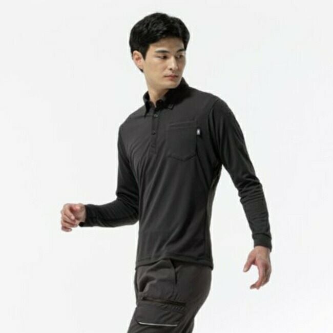 ミズノmizunoワークボタンダウンポロシャツ(長袖)