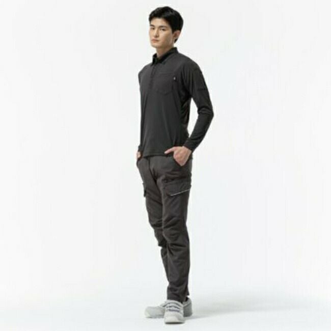 ミズノmizunoワークボタンダウンポロシャツ(長袖)