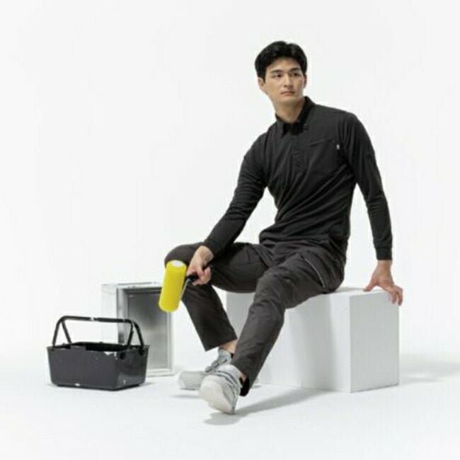 ミズノmizunoワークボタンダウンポロシャツ(長袖)