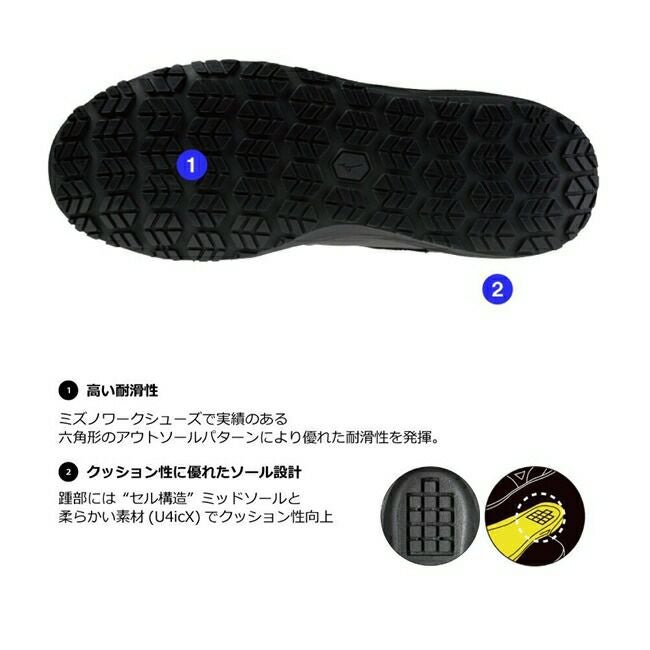 ミズノmizunoプライムフィットNG11L(紐／ローカット)