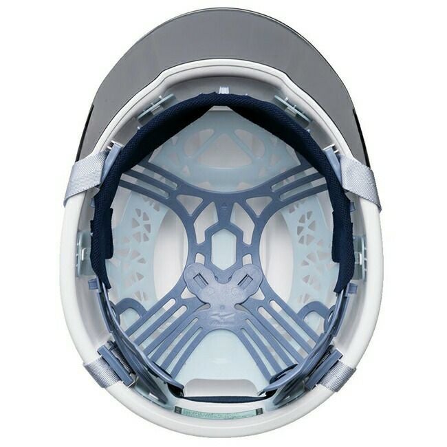 ミズノmizuno産業用ヘルメットFT01(スモークバイザー／墜落時保護用樹脂ライナー／通気孔)