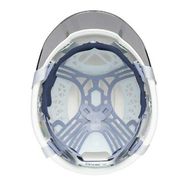 ミズノmizuno産業用ヘルメットFT01(遮熱タイプ/スモークバイザー/墜落時保護用樹脂ライナー/通気孔)