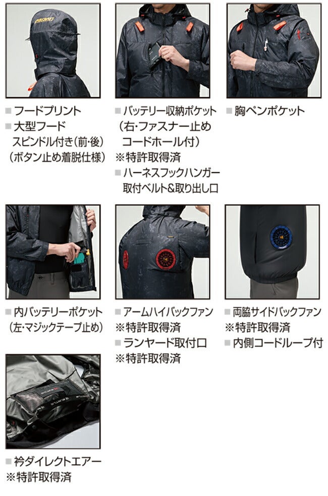 2026年 オーシャンブルーファン＋30Vバッテリーセット】バートル