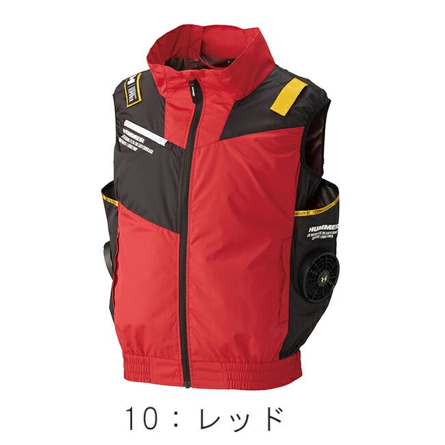 空調風神服アタックベースHUMMER空調ウェア服【09940】服単体ベスト