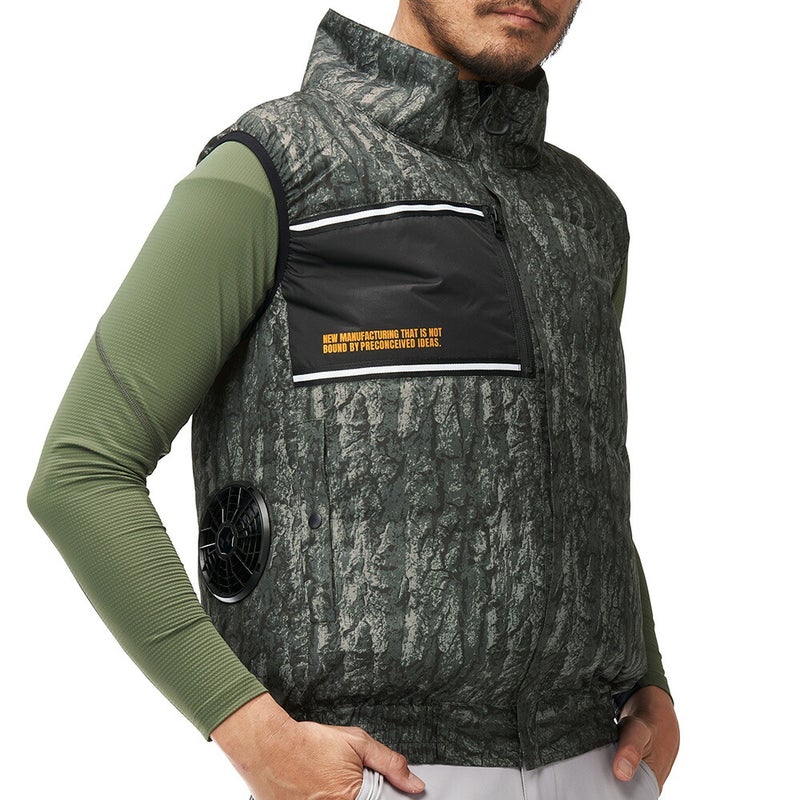 空調風神服アタックベース空調ウェア服【8700】Thetough服単体ベスト|夏涼しいクール空調ウェア服作業着夏場現場作業熱中症対策おしゃれかっこいいカジュアルメンズレディース作業着作業服