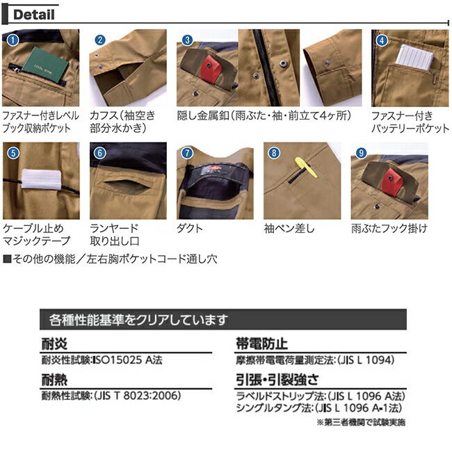 村上被服快適ウェア難燃長袖ブルゾン【v4222】