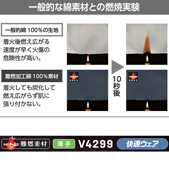 村上被服快適ウェア難燃ベスト【v4299】