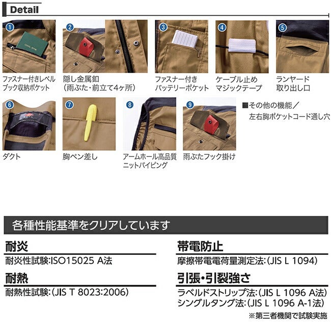 村上被服快適ウェア難燃ベスト【v4299】