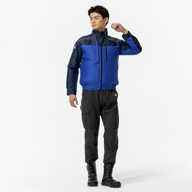 【24V2026年日本製バッテリー＆ファン付き】ミズノmizuno空調ウェア【F2JPRH33】エアリージャケットTOUGH柱上作業用フルハーネス安全帯対応|夏クール空調空調ウェア涼しい冷たい爽快ひんやりアイスウェア冷感ウェア冷却作業着現場作業場熱中症