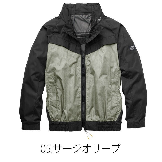 【2026年30V海外製バッテリー＆ファン付き】空調風神服アタックベース空調ウェア服【6643】Thetoughチタン長袖ジャケット|夏涼しいクール空調ウェア服作業着夏場現場作業熱中症対策おしゃれかっこいいカジュアルメンズレディース作業着作業服