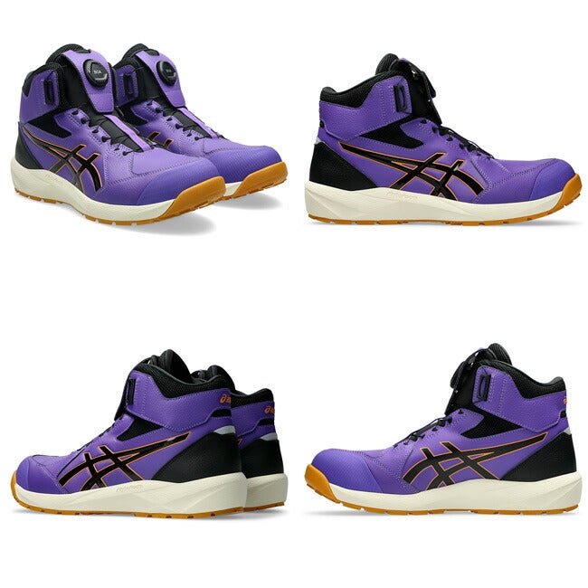 【先行予約受付中】アシックスasics安全靴作業靴数量限定モデルウィンジョブCP314BOALC限定モデル1273A177500：ラジアントアメジスト×バーチ
