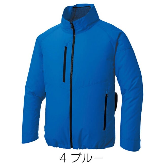 【2026年24V日本製バッテリー＆ファン付き】空調風神服sun-sサンエス空調ウェアエコ長袖ブルゾンKF92421|夏クール空調空調ウェア涼しい冷たい爽快ひんやりアイスウェア冷感ウェア冷却作業着現場作業場夏場熱中症