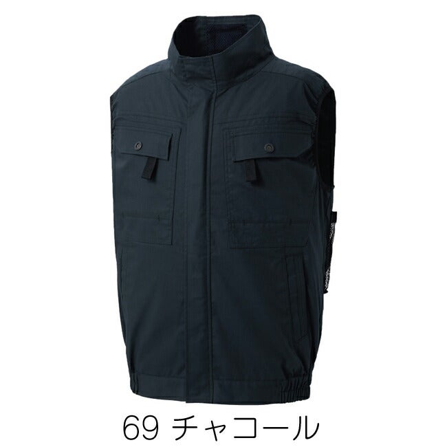 【2026年24V日本製バッテリー＆ファン付き】空調風神服sun-sサンエス空調ウェアフルハーネス用ベストKF92490G|夏クール空調空調ウェア涼しい冷たい爽快ひんやりアイスウェア冷感ウェア冷却作業着現場作業場夏場熱中症