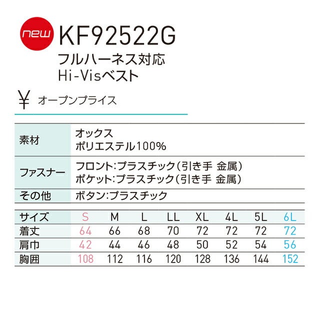 【2026年24V日本製バッテリー＆ファン付き】サンエスSUN-S空調風神服【KF92522G】フルハーネス対応Hi-Visベスト|夏クール空調空調ウェア涼しい冷たい爽快ひんやりアイスウェア冷感ウェア冷却作業着現場作業場夏場熱中症