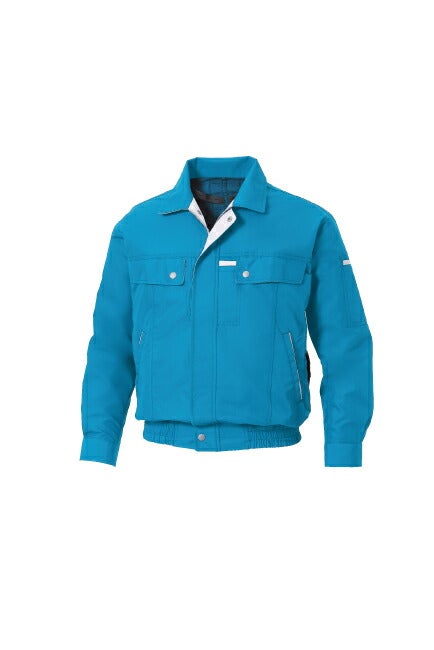 【2026年30V海外製バッテリー＆ファン付き】サンエスSUN-S空調風神服KF90450長袖ワークブルゾン帯電防止素材WA10470シリーズパンツ対応｜風神単品静電帯電防止カジュアルおしゃれかっこいい和KU90450