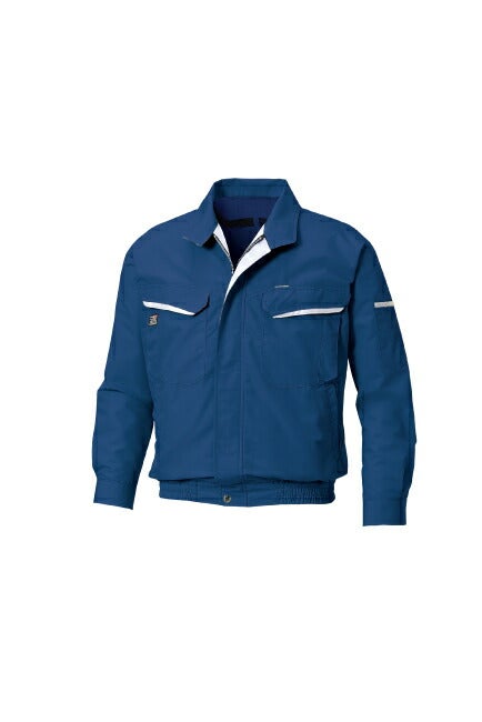 【2026年30V海外製バッテリー＆ファン付き】サンエスSUN-S空調風神服KF90470長袖ワークブルゾン帯電防止素材｜風神単品静電帯電防止カジュアルおしゃれかっこいいKU90470