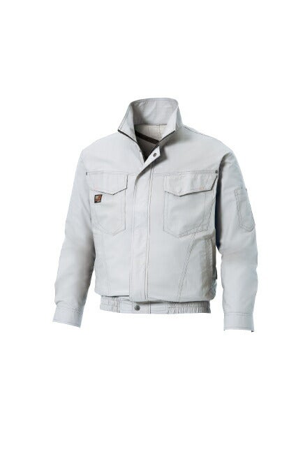【2026年30V海外製バッテリー＆ファン付き】サンエスSUN-S空調風神服KF91400長袖ワークブルゾン薄生地WA11711シリーズパンツに対応｜風神綿100％おしゃれカジュアルかっこいいKU91400