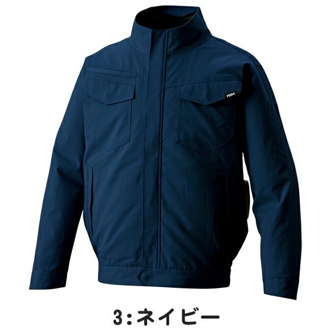 【2026年24V日本製バッテリー＆ファン付き】サンエスSUN-S空調風神服空調ウェア【KF92661】難燃制電長袖ブルゾン
