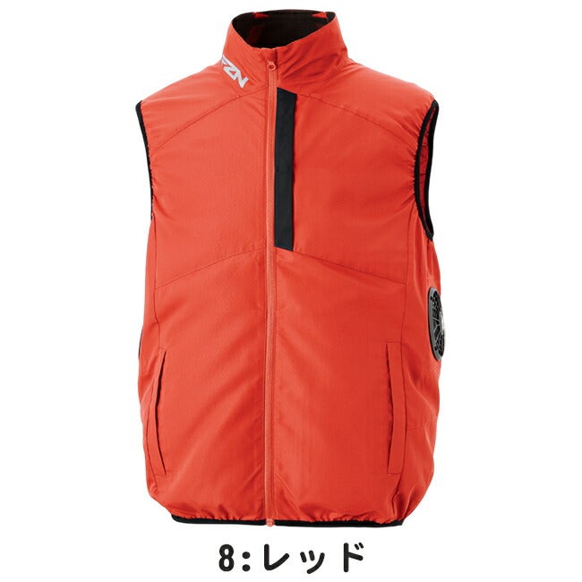 【2026年30V海外製バッテリー＆ファン付き】サンエスSUN-S空調風神服空調ウェア【KF96032】チタン加工ベスト