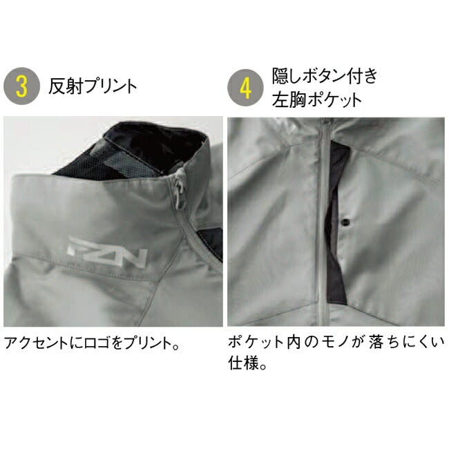 【2026年24V日本製バッテリー＆ファン付き】サンエスSUN-S空調風神服空調ウェア【KF96032】チタン加工ベスト