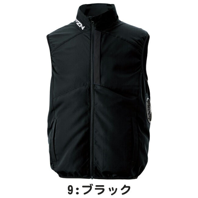【2026年24V日本製バッテリー＆ファン付き】サンエスSUN-S空調風神服空調ウェア【KF96032】チタン加工ベスト