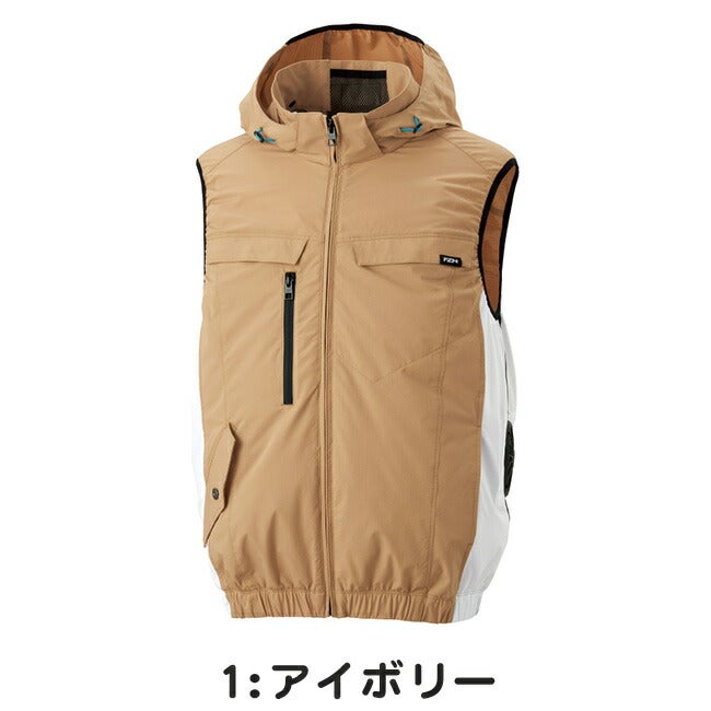 【2026年30V海外製バッテリー＆ファン付き】サンエスSUN-S空調風神服空調ウェア【KF92632】ベスト