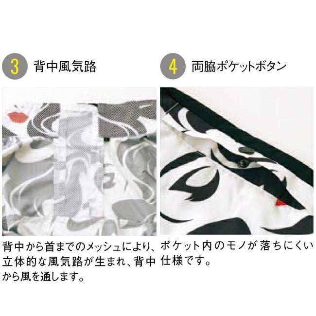 【2026年24V日本製バッテリー＆ファン付き】サンエスSUN-S空調風神服空調ウェア【KF92582】ベスト